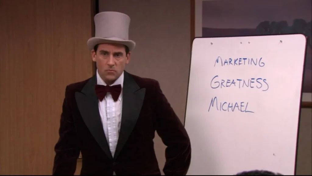 Marketing strategies from Michael Scott, The Office
